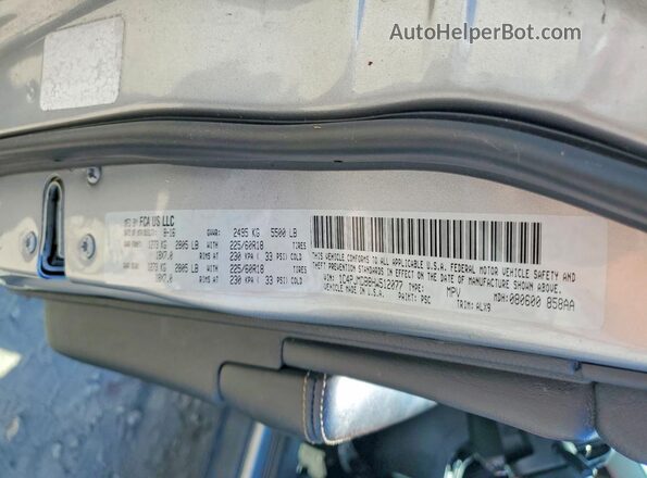 1C4PJMDB8HW512077 2017 JEEP CHEROKEE Silver VIN կոդի պիտակի տեսք