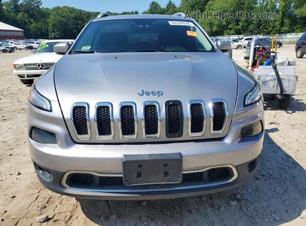 1C4PJMDB8HW512077 2017 JEEP CHEROKEE Silver Դիմացի տեսք