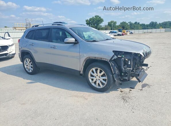 1C4PJMDB8HW639573 2017 JEEP CHEROKEE Silver Przód prawy