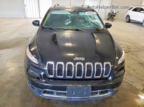 1C4PJMDB9GW296660 2016 JEEP CHEROKEE Black Вид спереду