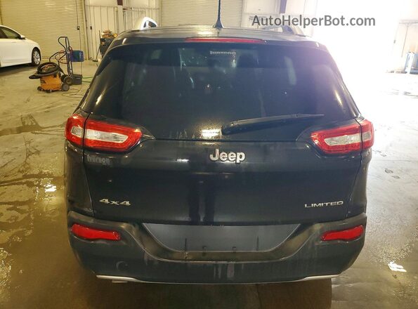 1C4PJMDB9GW296660 2016 JEEP CHEROKEE Black Вид ззаду