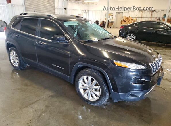 1C4PJMDB9GW296660 2016 JEEP CHEROKEE Black Передня права чверть