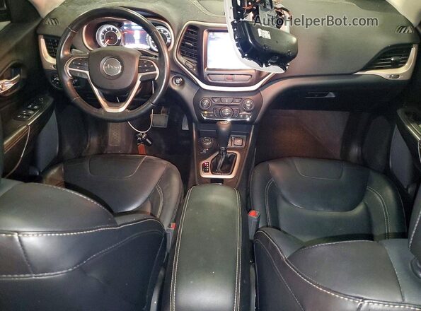 1C4PJMDB9GW296660 2016 JEEP CHEROKEE Black Вид панелі приладів