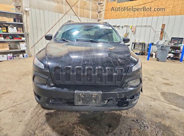 1C4PJMDB9JD534462 2018 JEEP CHEROKEE Black Widok z przodu
