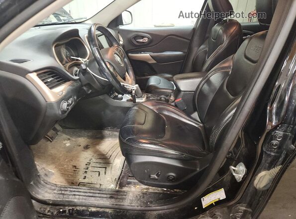 1C4PJMDB9JD534462 2018 JEEP CHEROKEE Black Widok wnętrza z przodu