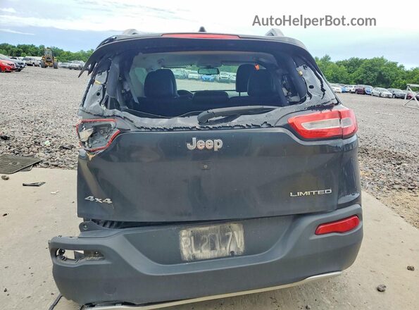 1C4PJMDBXGW225628 2016 JEEP CHEROKEE Black უკანა ხედი