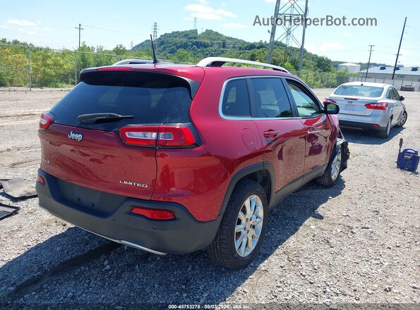 1C4PJMDBXHW638554 2017 JEEP CHEROKEE Red Հետևի աջ