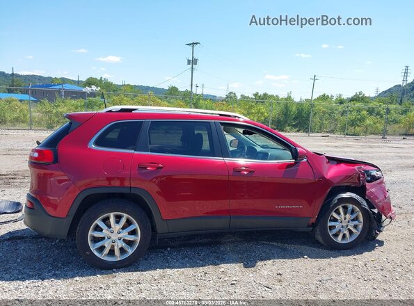 1C4PJMDBXHW638554 2017 JEEP CHEROKEE Red Սալոնի հետևի տեսք