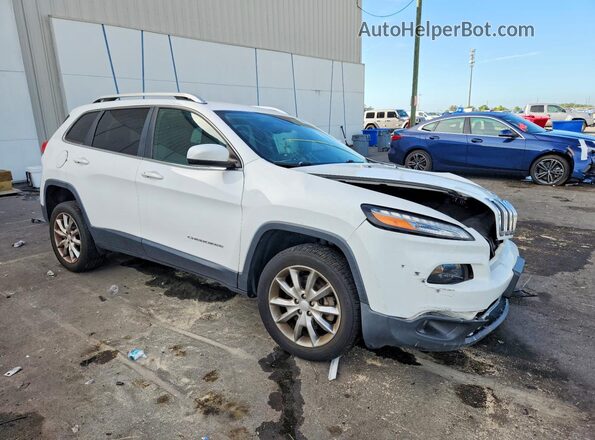 1C4PJMDBXJD579510 2018 JEEP CHEROKEE Белый Передняя правая четверть