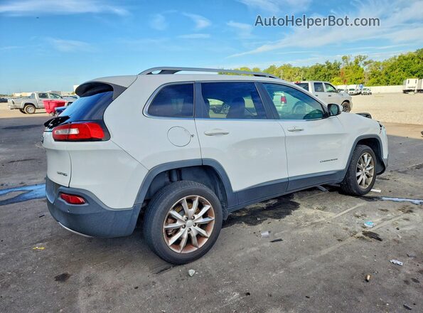 1C4PJMDBXJD579510 2018 JEEP CHEROKEE Белый Задняя правая четверть
