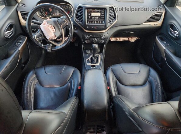 1C4PJMDBXJD579510 2018 JEEP CHEROKEE Белый Вид панели приборов