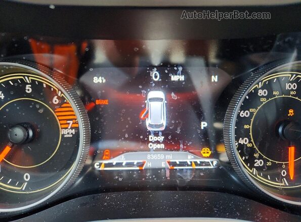 1C4PJMDBXJD579510 2018 JEEP CHEROKEE Белый Вид щитка приборов