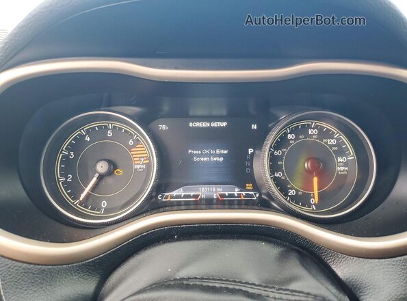 1C4PJMDBXJD600050 2018 JEEP CHEROKEE Серый Вид щитка приборов