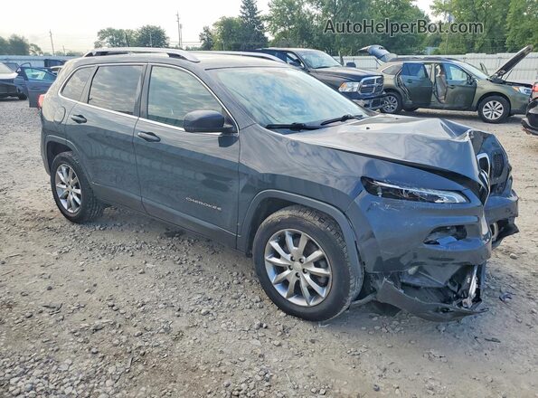 1C4PJMDBXJD600050 2018 JEEP CHEROKEE Серый Передняя правая четверть