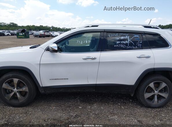 1C4PJMDN0KD117694 2019 JEEP CHEROKEE White Widok wnętrza 360 stopni