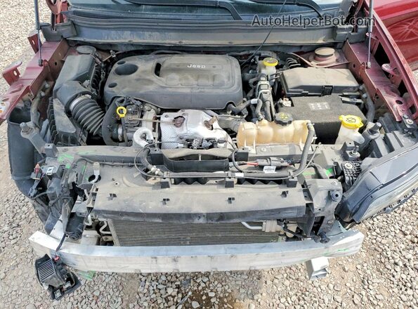 1C4PJMDN0KD460909 2019 JEEP CHEROKEE Red Engine compartment view