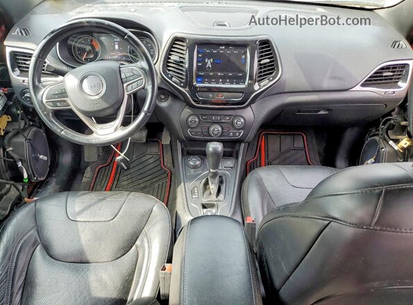 1C4PJMDN0KD460909 2019 JEEP CHEROKEE Red Dashboard view