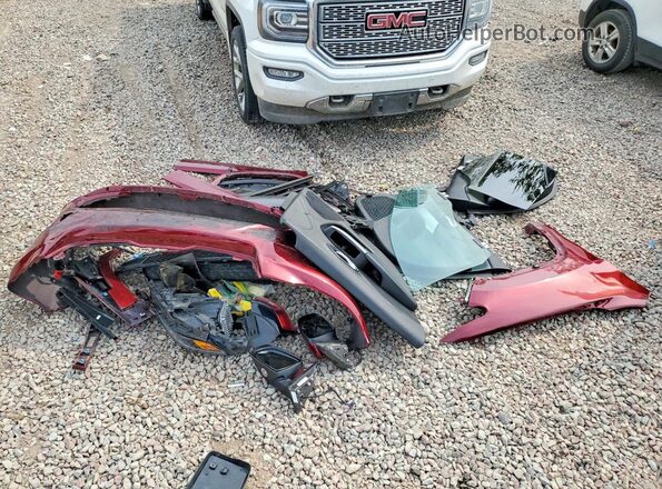 1C4PJMDN0KD460909 2019 JEEP CHEROKEE Red VIN sticker view