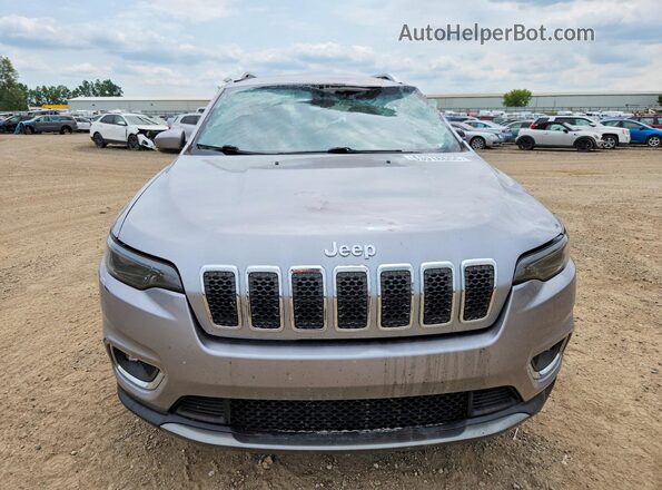1C4PJMDN1KD151062 2019 JEEP CHEROKEE Серебряный Вид спереди