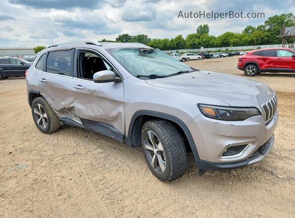 1C4PJMDN1KD151062 2019 JEEP CHEROKEE Серебряный Передняя правая четверть