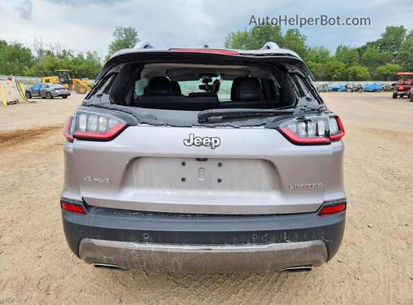 1C4PJMDN1KD151062 2019 JEEP CHEROKEE Серебряный Вид сзади