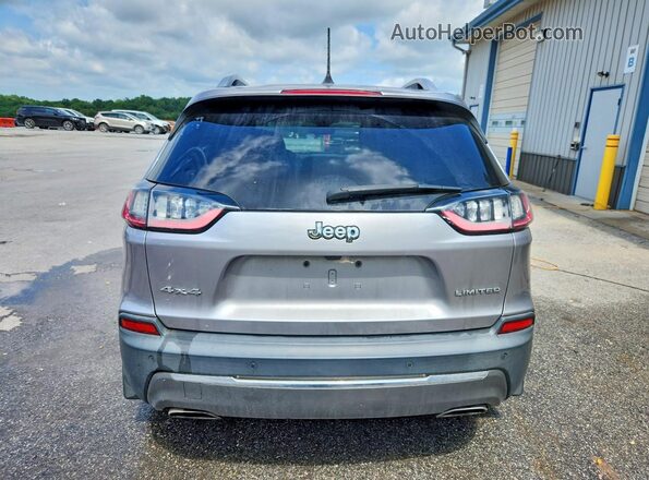 1C4PJMDN1KD163003 2019 JEEP CHEROKEE Серебряный Вид сзади