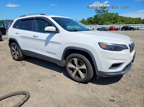 1C4PJMDN1KD180318 2019 JEEP CHEROKEE Белый Передняя правая четверть