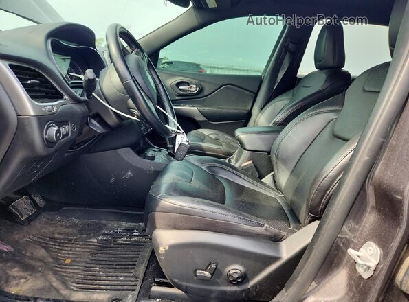 1C4PJMDN2LD548393 2020 JEEP CHEROKEE Gray Front interior view
