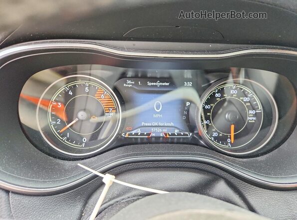 1C4PJMDN2LD548393 2020 JEEP CHEROKEE Gray Instrument cluster view