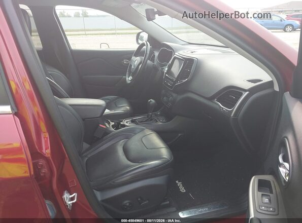 1C4PJMDN4KD178966 2019 JEEP CHEROKEE Red წინა სალონის ხედი