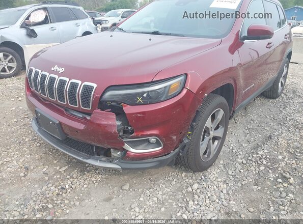 1C4PJMDN4KD178966 2019 JEEP CHEROKEE Red წინა ხედი