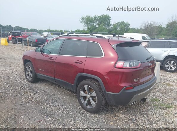 1C4PJMDN4KD178966 2019 JEEP CHEROKEE Red უკანა მარცხენა
