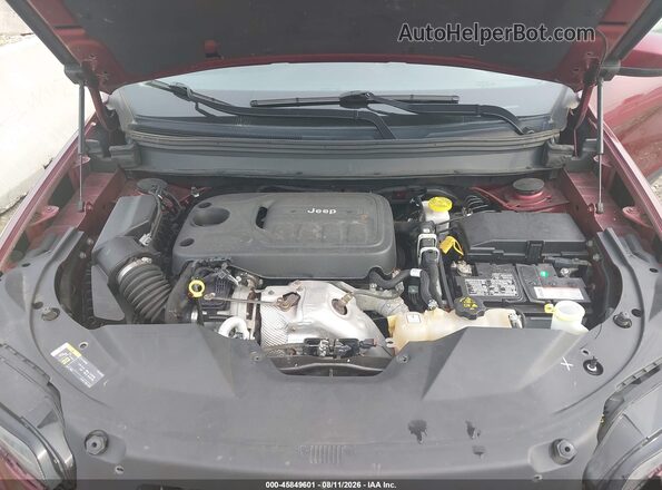 1C4PJMDN4KD178966 2019 JEEP CHEROKEE Red უკანა ხედი