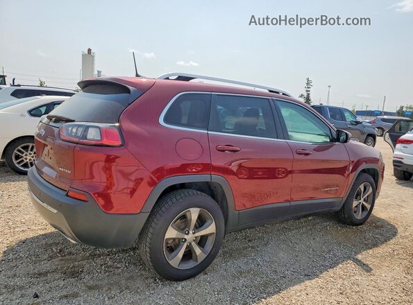 1C4PJMDN4KD320653 2019 JEEP CHEROKEE Red Trasero derecho