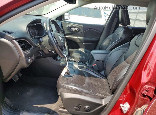 1C4PJMDN4KD320653 2019 JEEP CHEROKEE Red Vista interior delantera