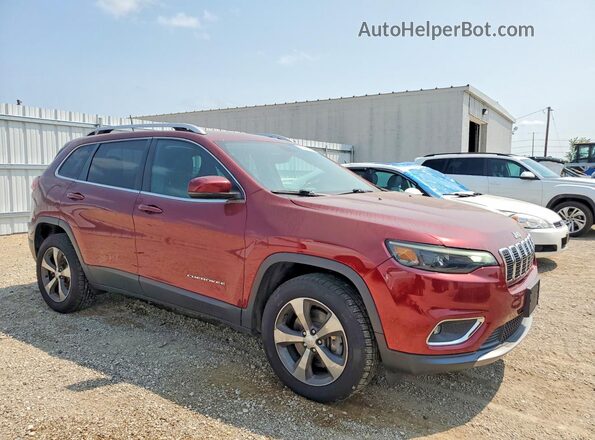 1C4PJMDN4KD320653 2019 JEEP CHEROKEE Red Delantero derecho