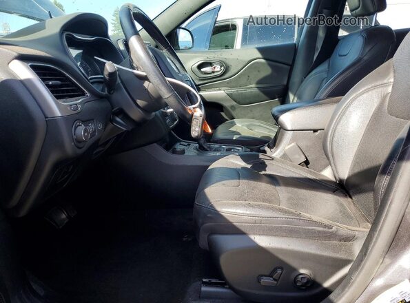 1C4PJMDN4LD575465 2020 JEEP CHEROKEE Серый Вид салона спереди