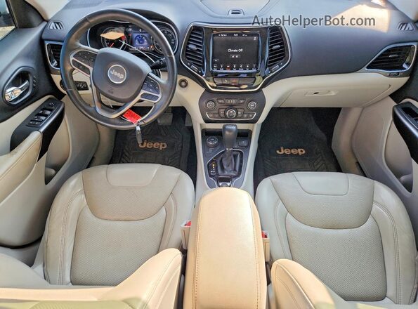 1C4PJMDN7KD162468 2019 JEEP CHEROKEE White Dashboard view
