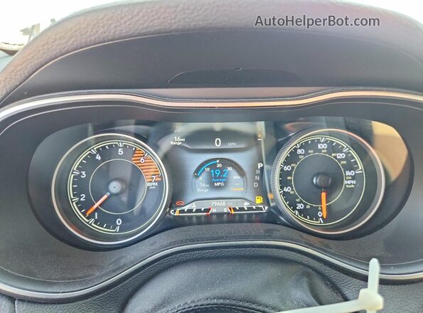 1C4PJMDN7KD162468 2019 JEEP CHEROKEE White Instrument cluster view