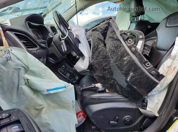 1C4PJMDN8KD134193 2019 JEEP CHEROKEE Black Вид салону спереду