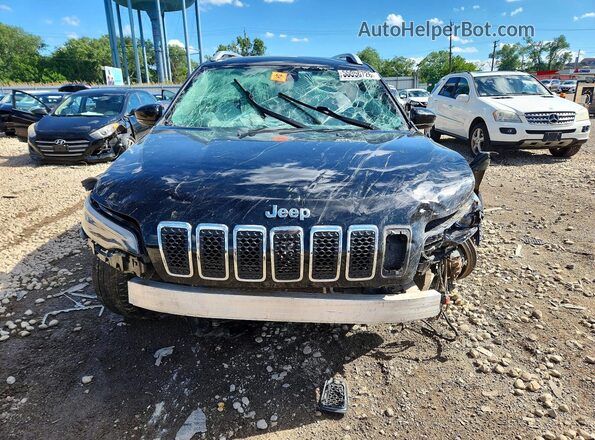 1C4PJMDN8KD134193 2019 JEEP CHEROKEE Black Вид спереду