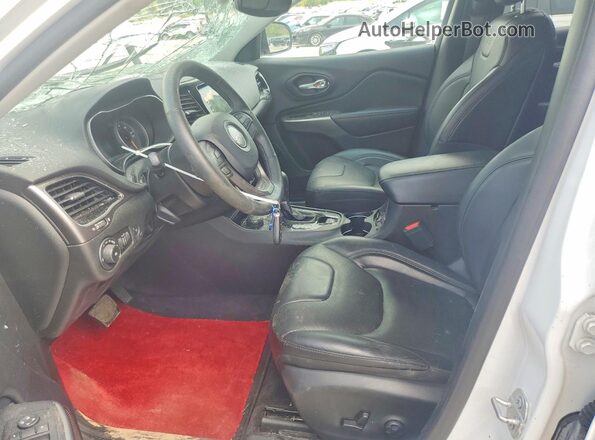 1C4PJMDN9KD159068 2019 JEEP CHEROKEE White წინა სალონის ხედი