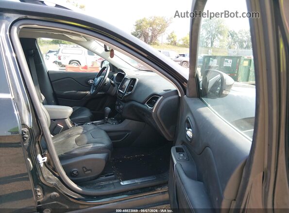 1C4PJMDN9KD258263 2019 JEEP CHEROKEE Black Вид салону спереду