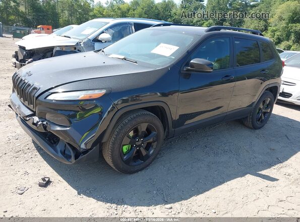 1C4PJMDS0GW333756 2016 JEEP CHEROKEE Black Առջևի ձախ երեք քառորդ տեսարան