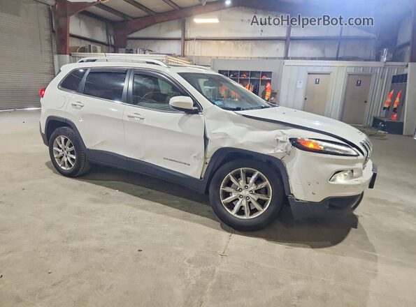 1C4PJMDS0HW636215 2017 JEEP CHEROKEE Белый Передняя правая четверть