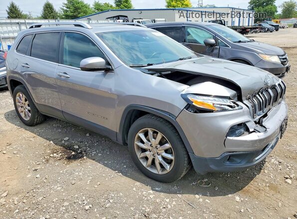 1C4PJMDS1GW120993 2016 JEEP CHEROKEE Silver Delantero derecho
