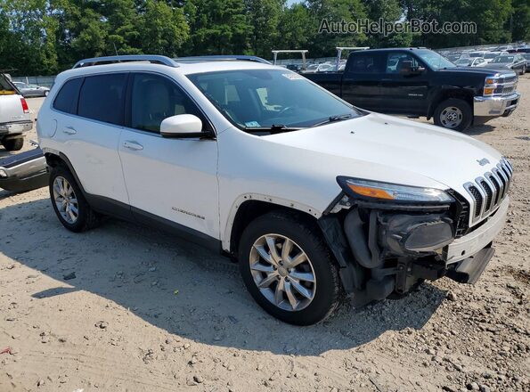 1C4PJMDS1GW174942 2016 JEEP CHEROKEE Белый Передняя правая четверть