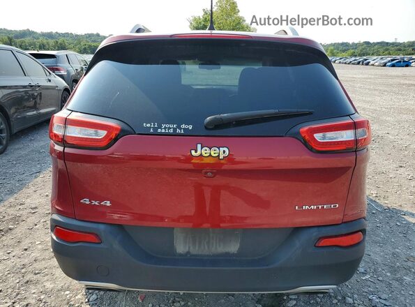 1C4PJMDS1HD227510 2017 JEEP CHEROKEE Red Widok z tyłu