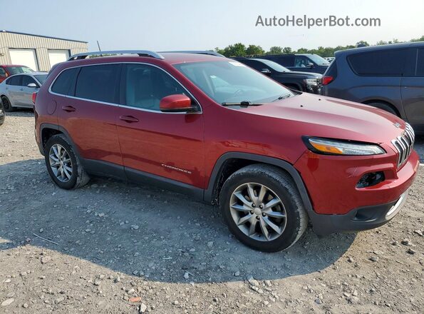 1C4PJMDS1HD227510 2017 JEEP CHEROKEE Red Przód prawy
