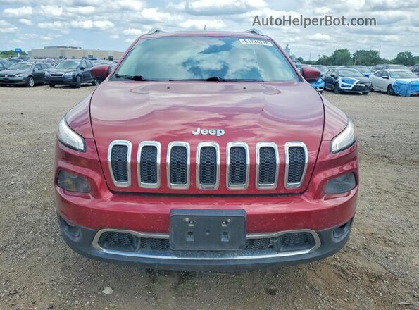 1C4PJMDS1HW594301 2017 JEEP CHEROKEE Burgundy Widok z przodu